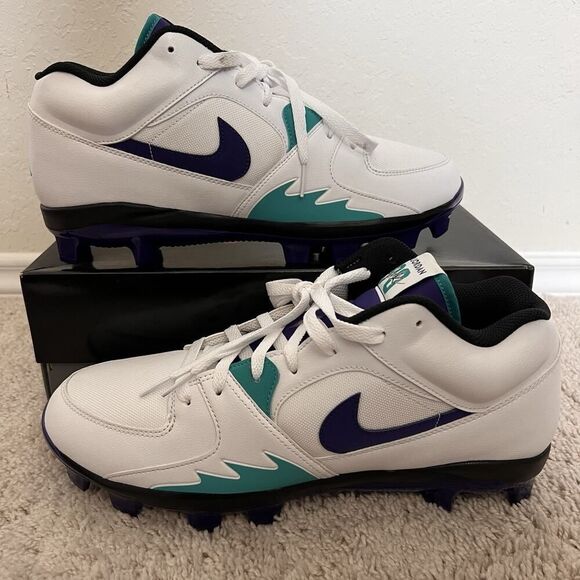 Jordan Other - Nike Air Jordan Stadium 90 Football Cleat White Grape Ice HQ0210-105 Size 13 New